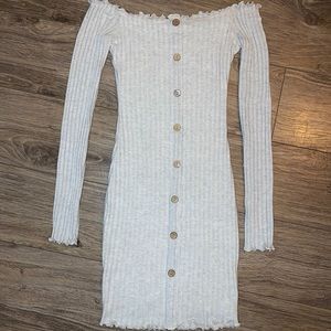 🐚 Fashionnova off the shoulder long-sleeve mini dress